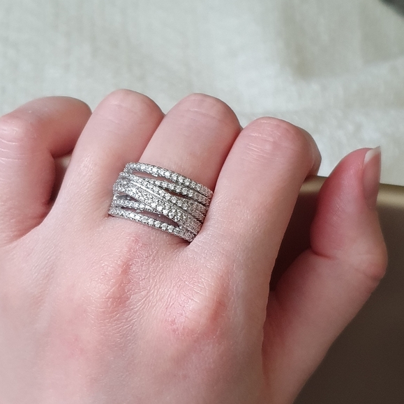 Multi Layered Diamond Ring - Picture 4 of 4